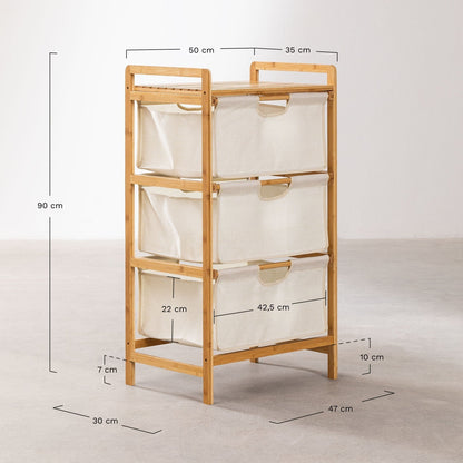 Retreat meuble 3 paniers